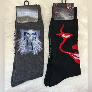 Pennywise & Poltergeist Adult Socks Set Of 2